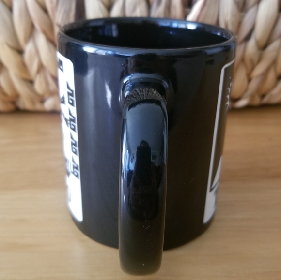Engraved Quetzalcoal Black Mug Cup Teotithuacan, Mexico Hispanic Heritage GUC - Picture 4 of 6